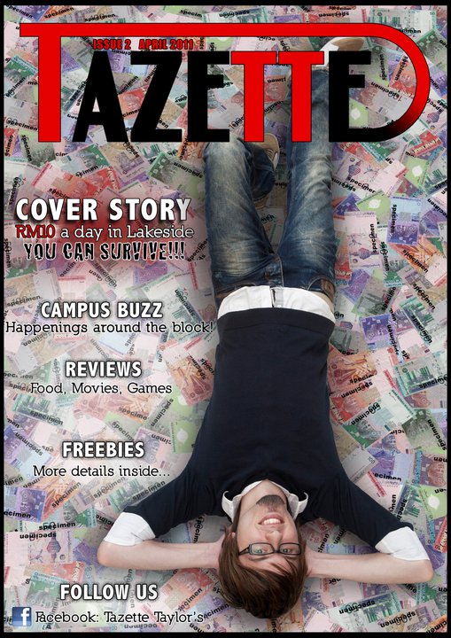 Pirouz - Tazette Magazine Cover