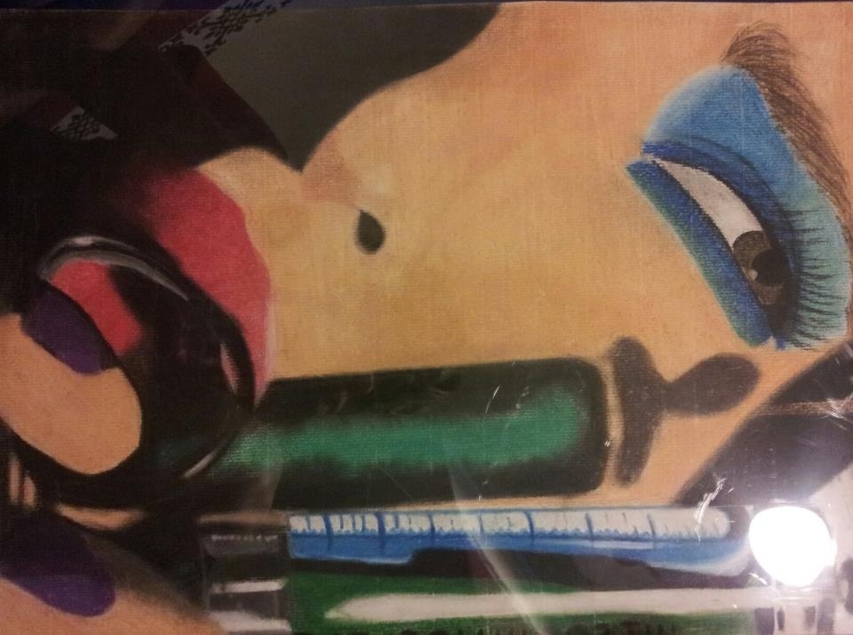 Alysia  - Oil pastel